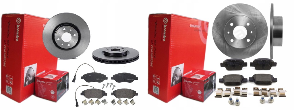 фото №1, Гальмівні диски гальмівні колодки p+t brembo fiat stilo bravo ii 281mm
