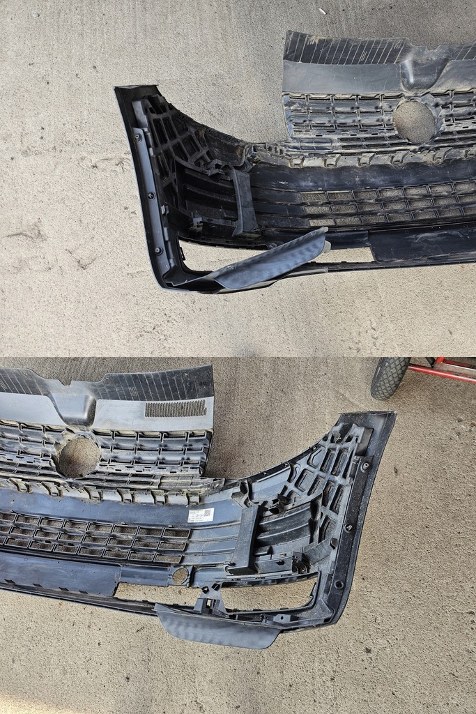 фото №11, Volkswagen transporter t6 бампер передний перед 7e0807221d