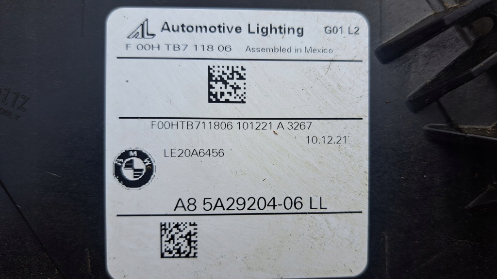 фото №5, Bmw x3 g01 g02 lift full led лампа передня