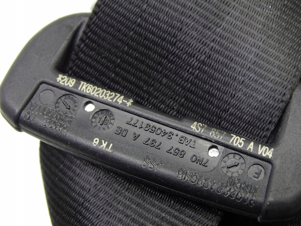 фото №7, Pas безопасности левый audi r8 4s spyder cabrio 4s7857705a