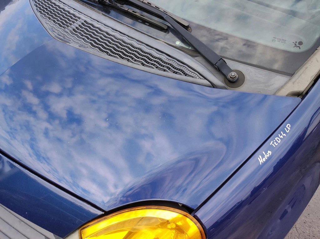 фото №3, Капот крышка двигателя renault modus ted44
