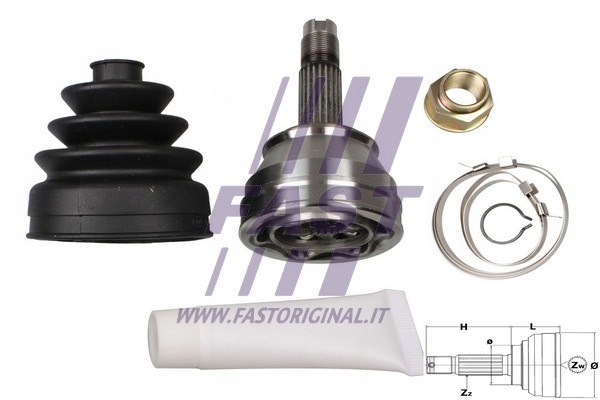 Купить Шрус  гомокинетический fiat palio/siena 97 zew