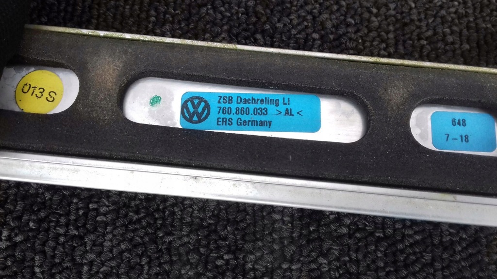 Рейлінги дахові 760860033 760860034 vw touareg 3 в Україні