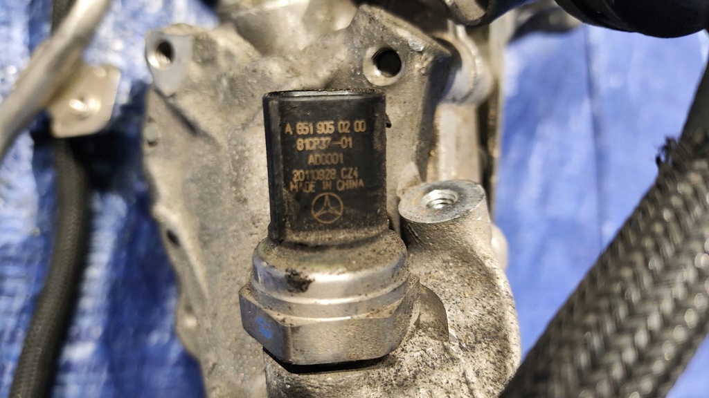 фото №11, Клапан egr kompletny радиатор датчик шланг mercedes w212 2.2 cdi om651