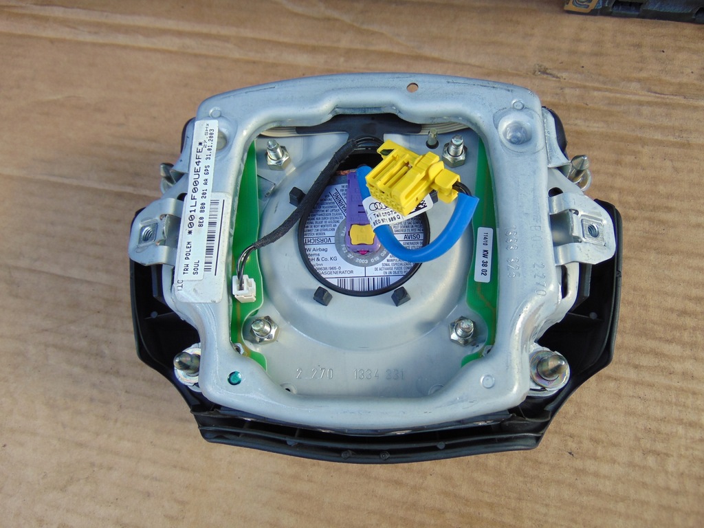 фото №8, Консоль приборная панель подушка безопасности комплект audi a4 b6