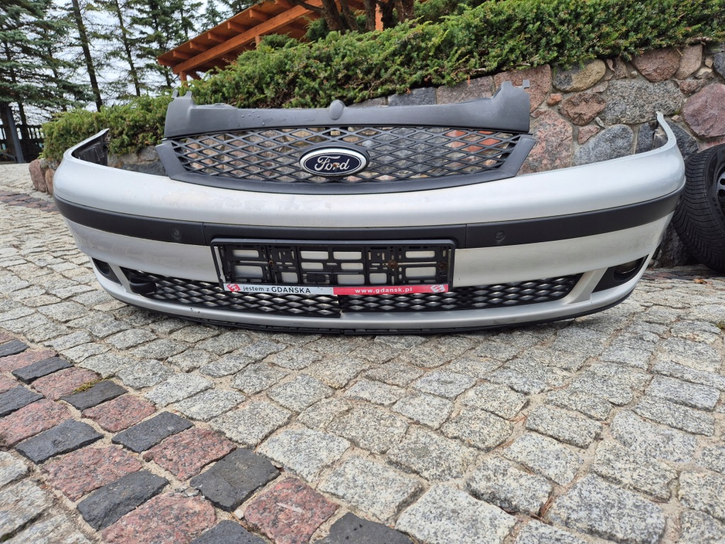 фото №10, Бампер перед передній kompletny протитуманні фари ford galaxy mk1 lift сріблястий pdc