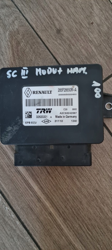 фото №1, Scenic iii 09-16 модуль блок керування гальма ручного