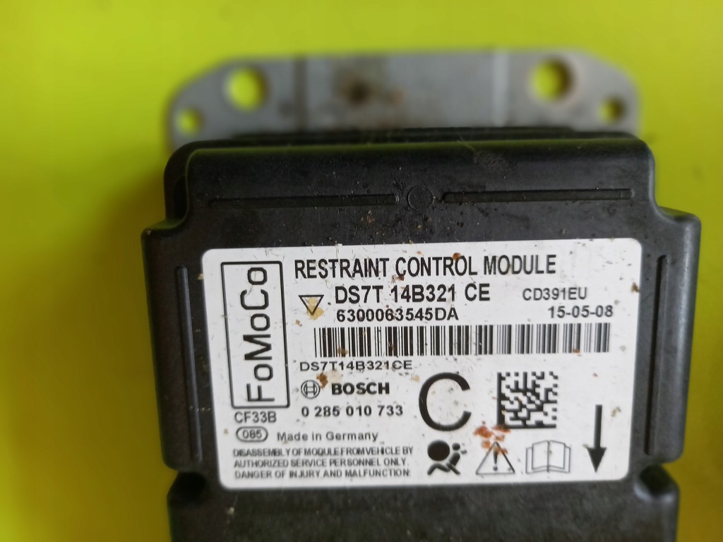 фото №4, Подушка подушки безпеки подушка безпеки ремені комплект ford mondeo mk5 15r