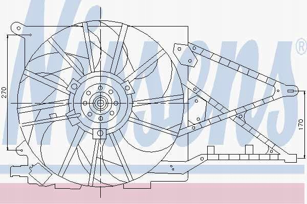 фото №13, Вентилятор радиатора [nissens]