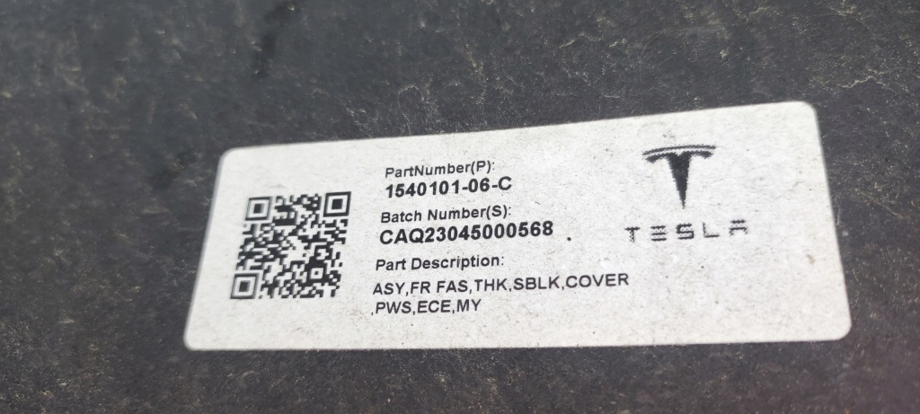 Бампер перед передний tesla model y 2019- 1540101-06-c + плита бампера Недорого
