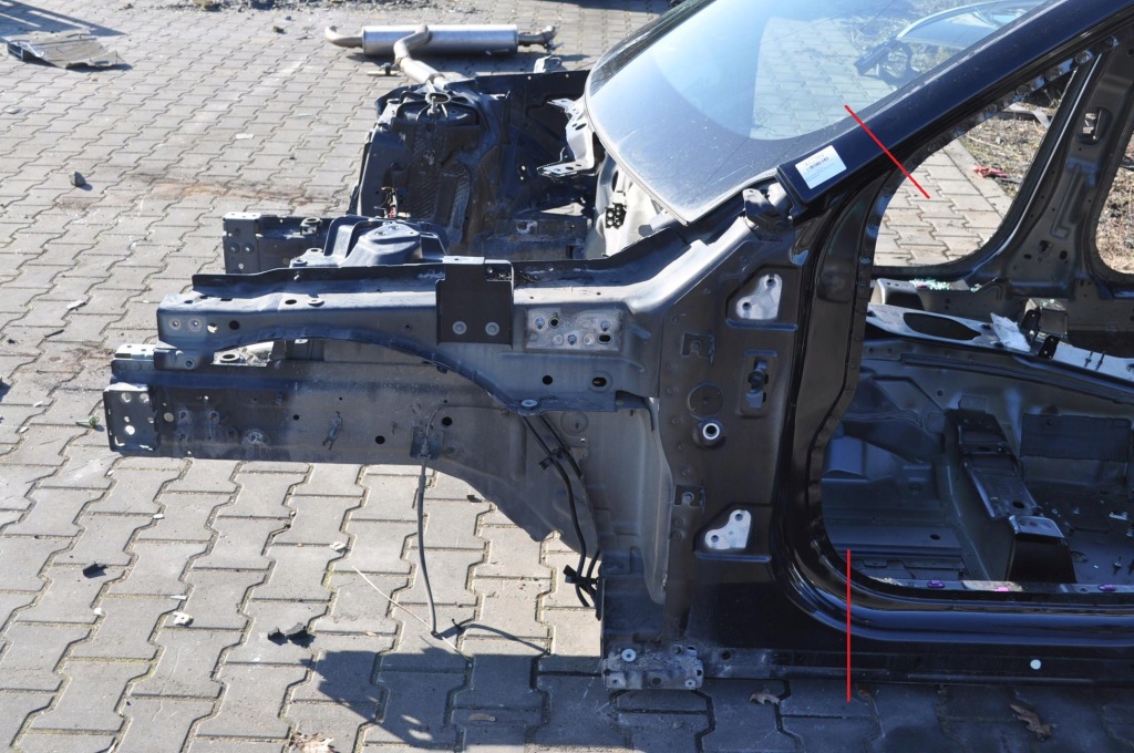 фото №1, Jaguar f-pace x761 2017r чверть лонжерон лівий перед