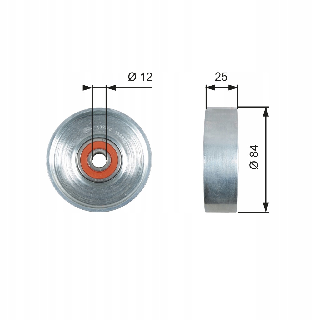 фото №1, Ролик натяжная ремень поликлиновый nissan almera ii almera tino micra ii pr