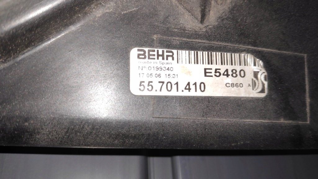 фото №3, Вентилятор корпус fiat grande punto 1,4benz