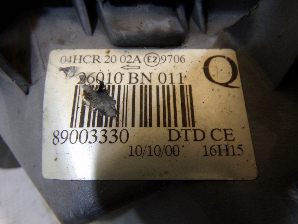 фото №13, Лампа передняя перед правая nissan almera n16