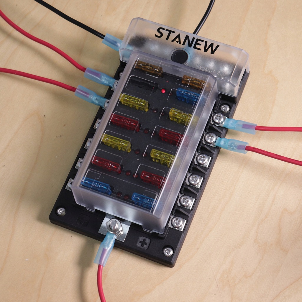 фото №10, Коробка запобіжників fb-12 напрямна негативна + напрямна zbiorcza+ automotive