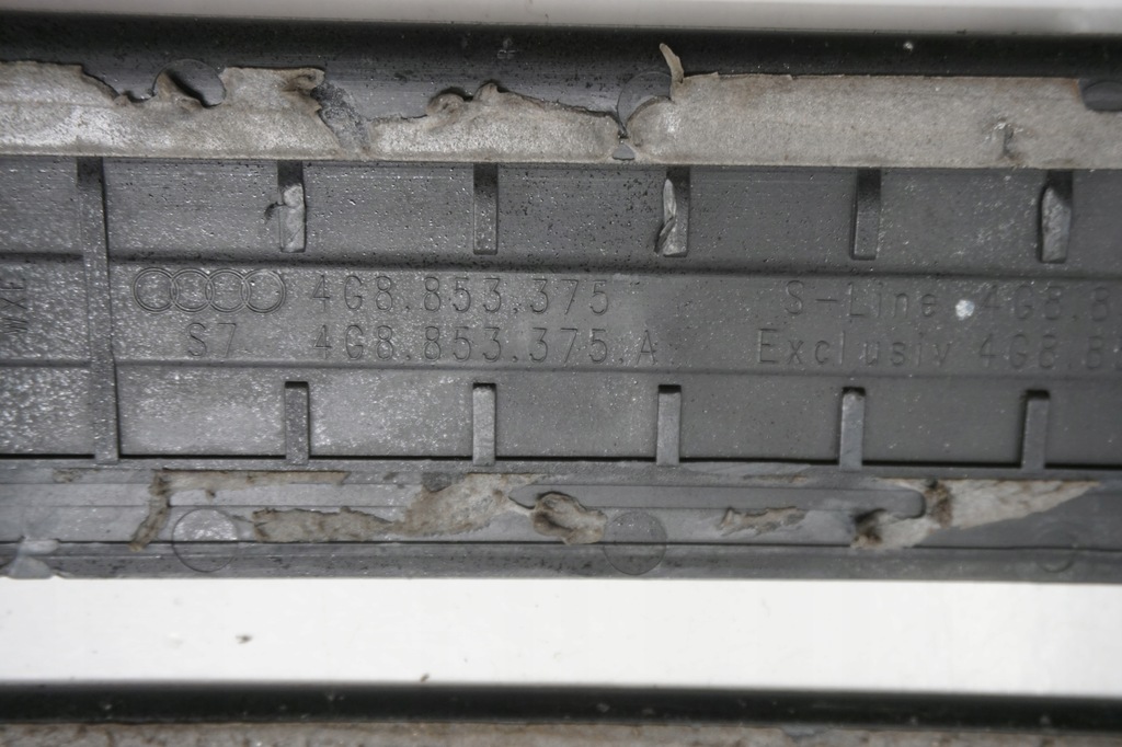 фото №8, Audi a7 4g s-line накладки накладки поріг комплект