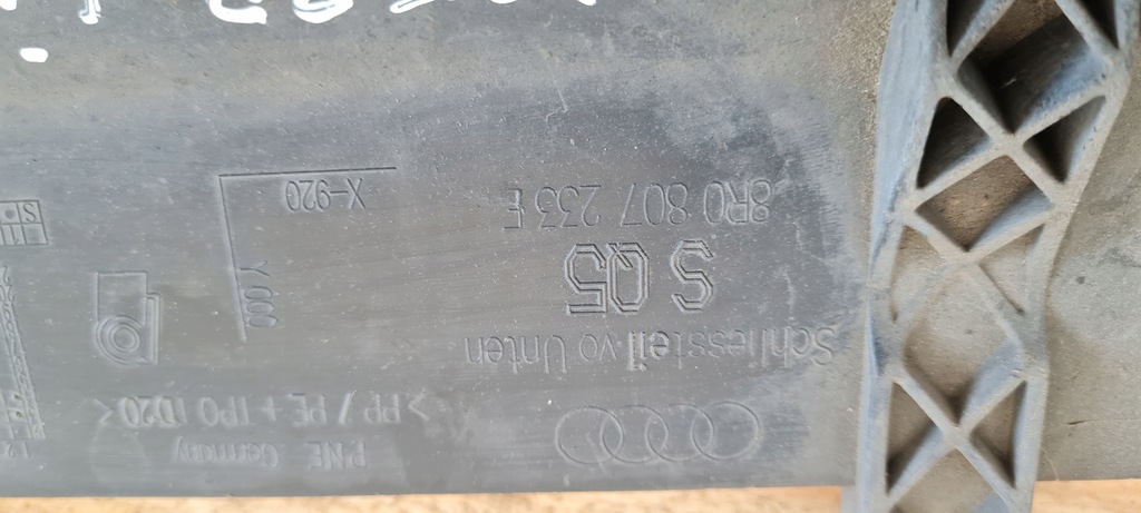 фото №8, Sq5 8r q5 lift защита плита pod бампер 8r0807233e