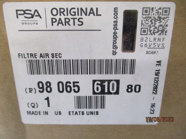 фото №14, Корпус фильтра воздуха citroen c4 1,6 hdi 04-10 psa 9806561080