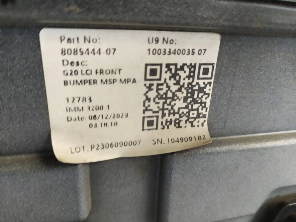 фото №16, Бампер перед bmw 3 g20 g21 lift lci m-pakiet