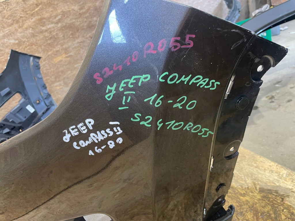 фото №11, Jeep compass ii 2 16-20 бампер перед передний молдинг хром