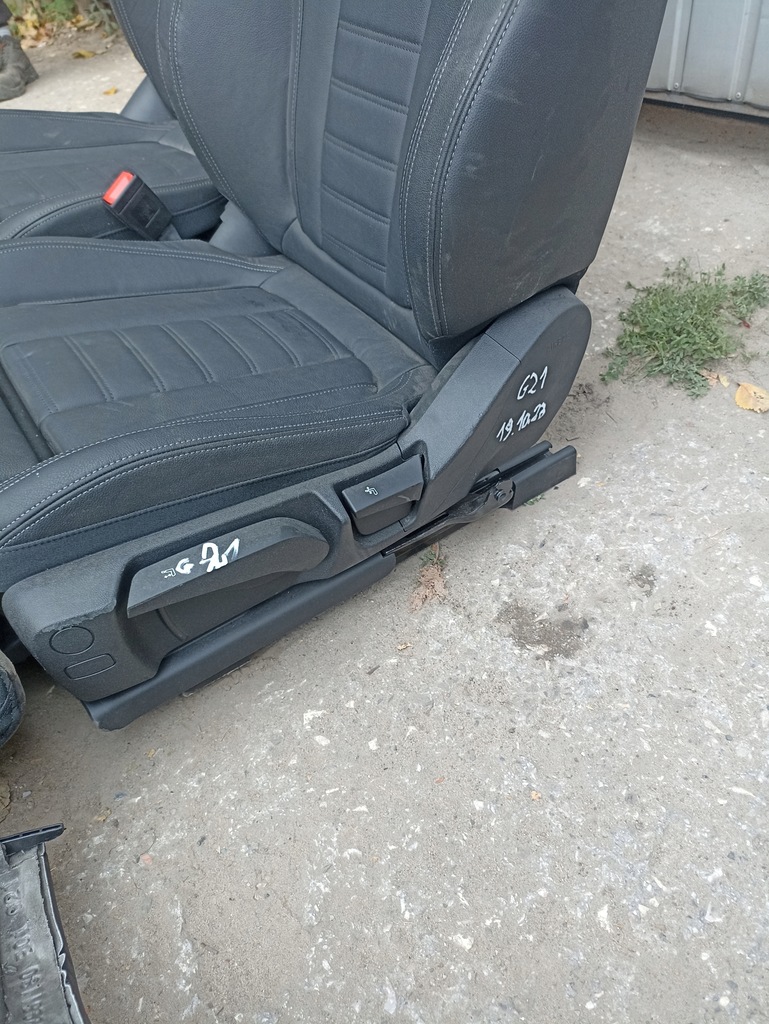 фото №14, Bmw 3 g21 сидіння заднє сидіння шкіра підігрів