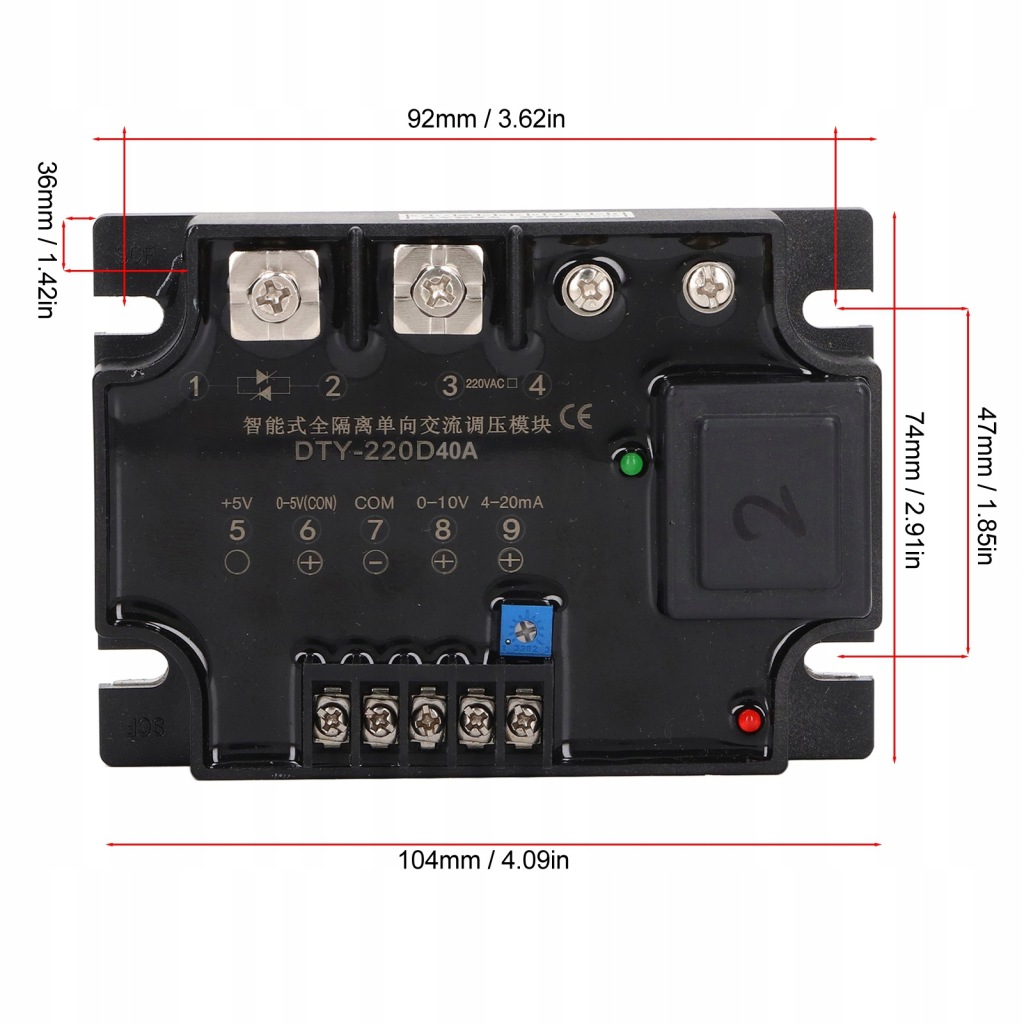 фото №3, Jednofazowy модуль регулювання напруги з повна