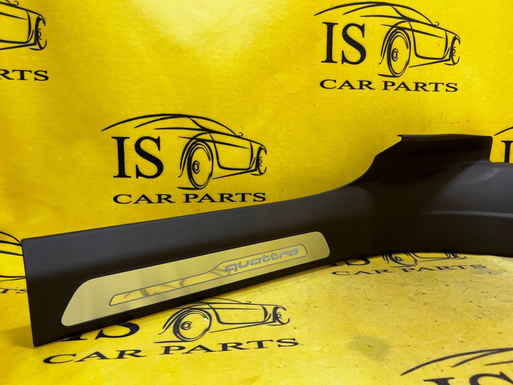 Накладка порог led задняя коричневая df3 левая audi a8 d4 long Оригинал