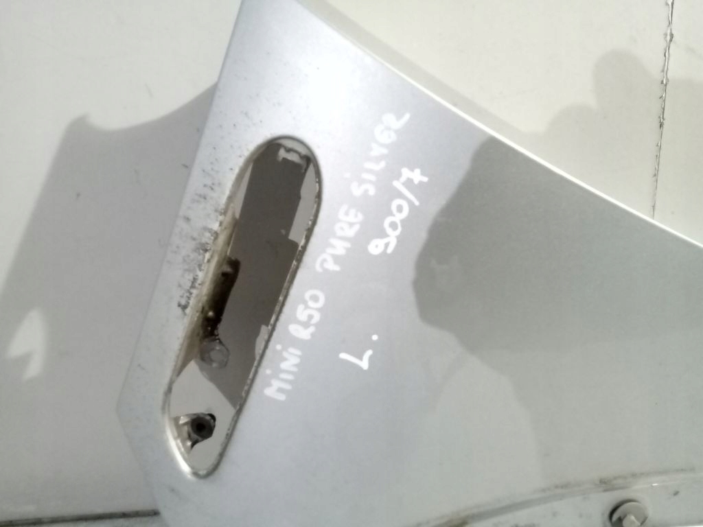 фото №3, Mini r50 крила лівий pure silver 900/7