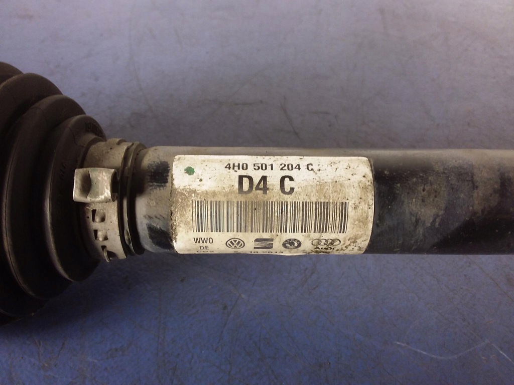 фото №4, Audi a8 d4 4.2 tdi приводной вал задняя правая 4h0501204c