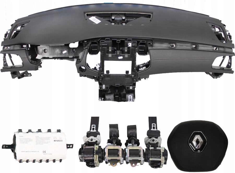 фото №3, Приборная панель консоль подушка безопасности ремни renault talisman