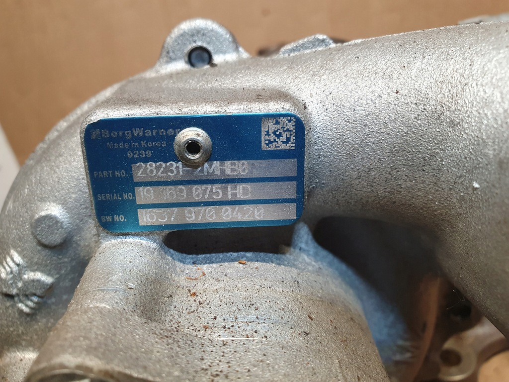 фото №7, Hyundai santa fe iv lift tucson турбонагнетатель 28231-2mhb0 g4ft