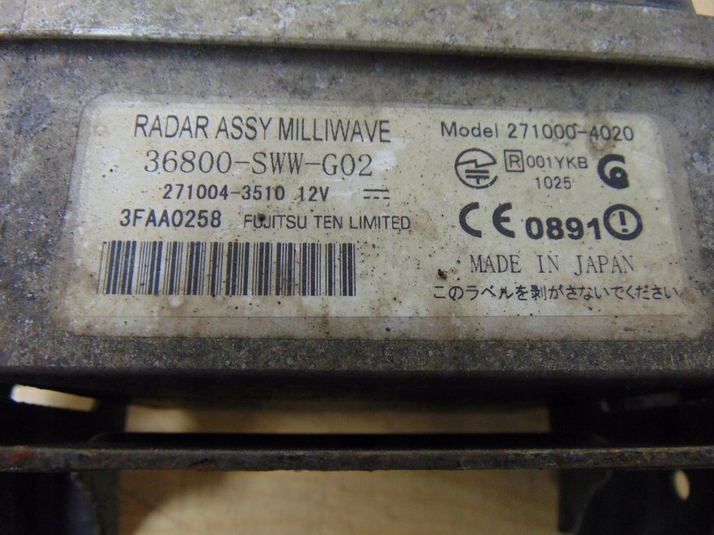 фото №6, Модуль радар honda crv iii 36800-sww-g02