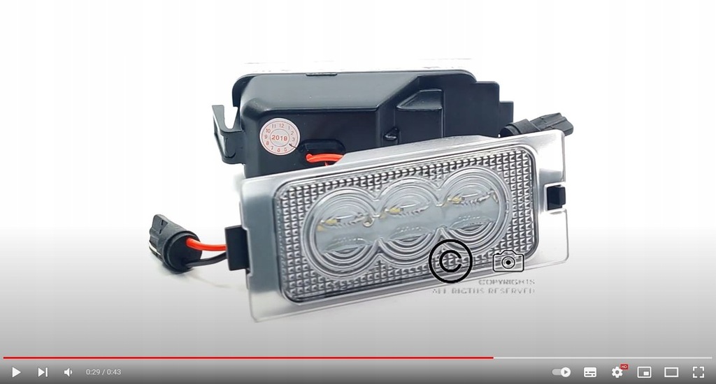 фото №10, Led фонари освещение номерного знака ford edge 2007-2014 ford escape 2008-2012