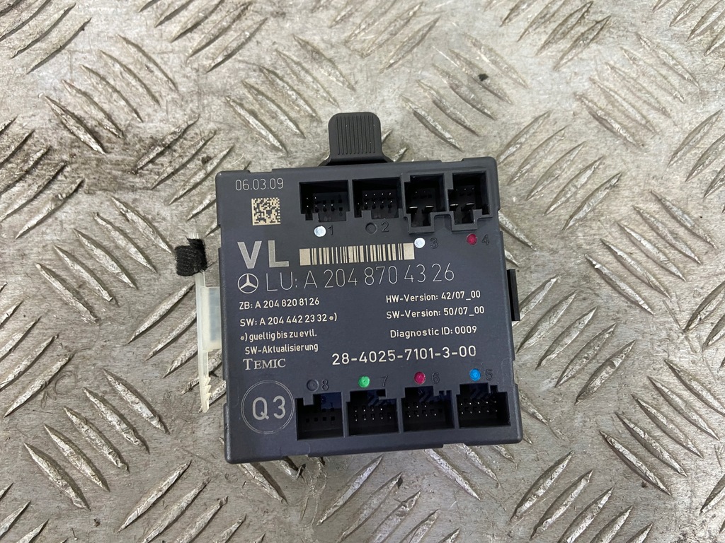 фото №1, Модуль дверь левых передних c-klasa a2048704326