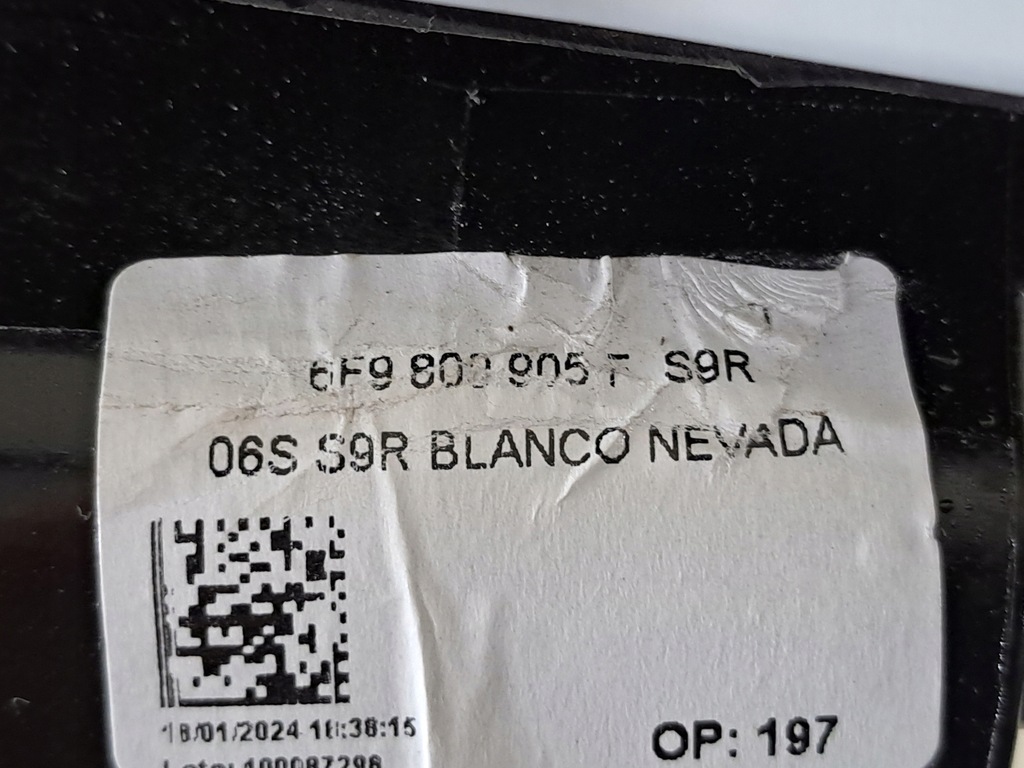 фото №9, Крышка заливной топлива замок крышка ls9r бензин seat arona fr lift 24r 9.032km