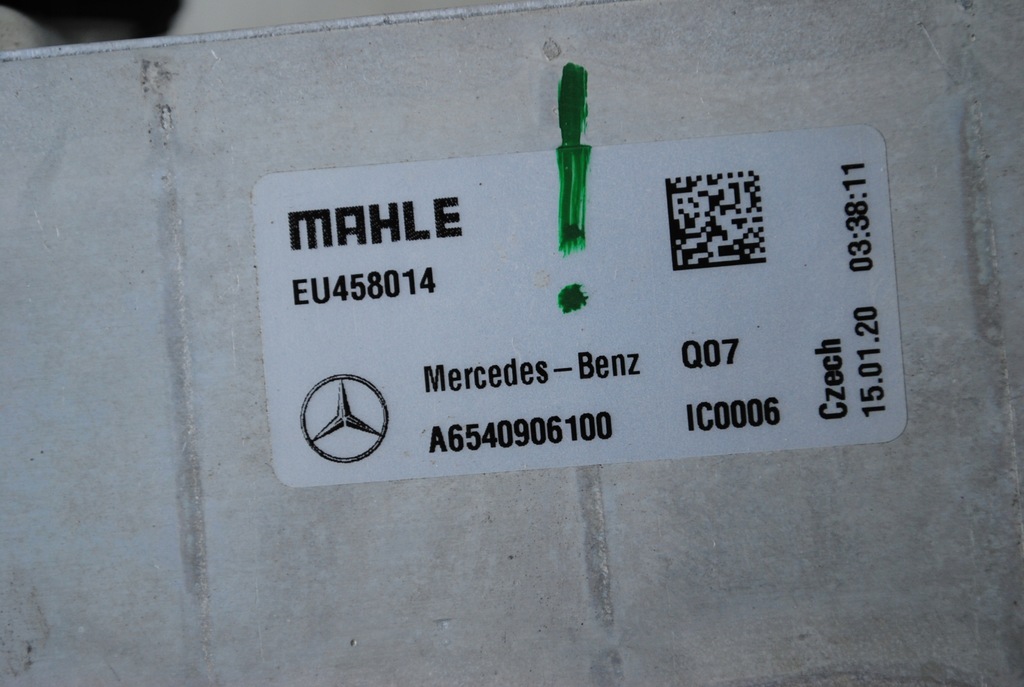 фото №11, Радіатор повітря a6540906100