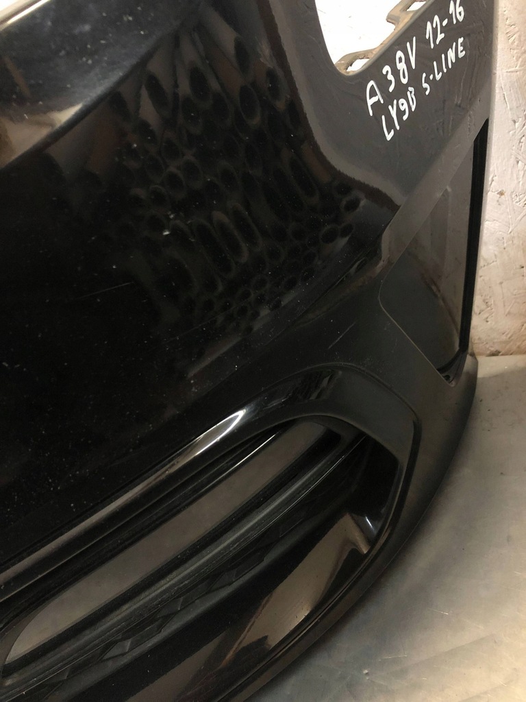 фото №8, Kompletny бампер передний pod омыватель a3 8v sportback 12-16 s line ly9b