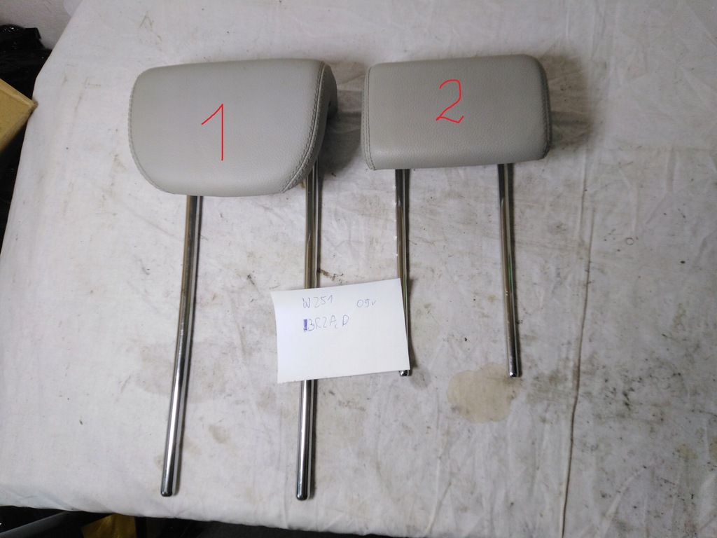 фото №1, Mercedes r w251 подголовник задняя 3 ряд 09r