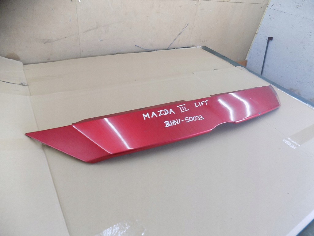 фото №5, Mazda 3 lift защита верхний na решётка радиатора перед передняя bhni-50033 0ryginał