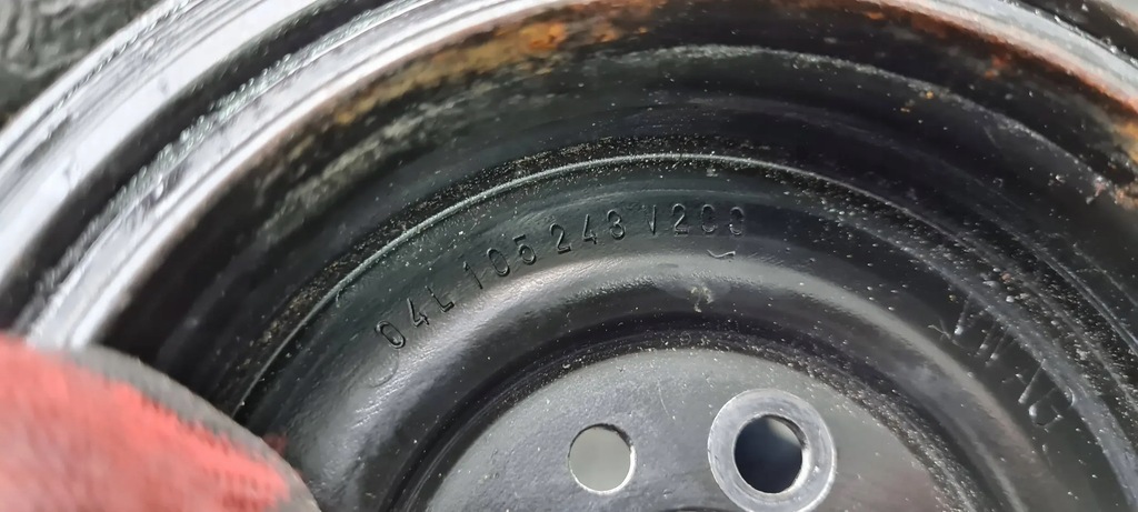 фото №7, Q5 80a шків колінчастого вала 2.0 tdi 04l105243 a4 b9 8w a5 8w