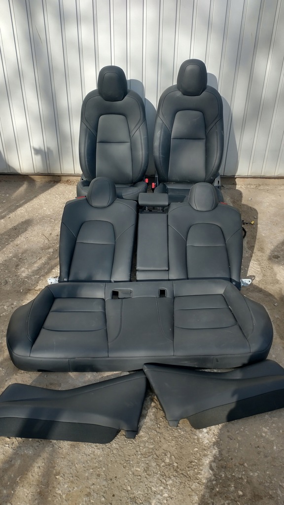 фото №1, Tesla model 3 сидіння заднє сидіння шкіра