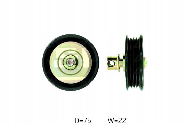 фото №2, Ролик направляющая ремень toyota hiace iv land cruise