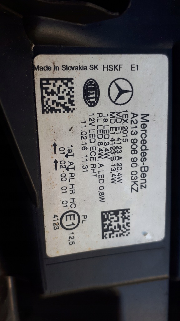 фото №5, Mercedes e-klasa w213 full led лампа передняя