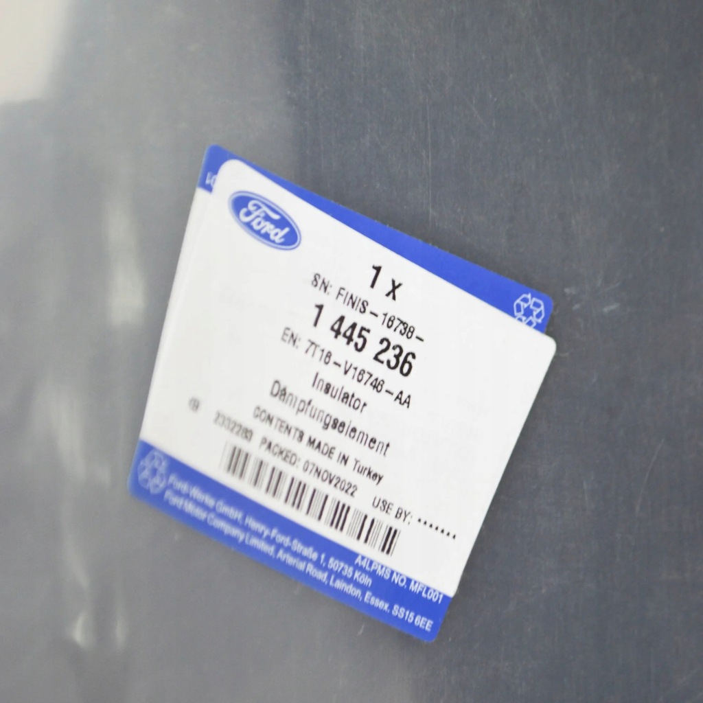 Ford transit connect mk1 панель изоляционный капот передней 1445236 Недорого