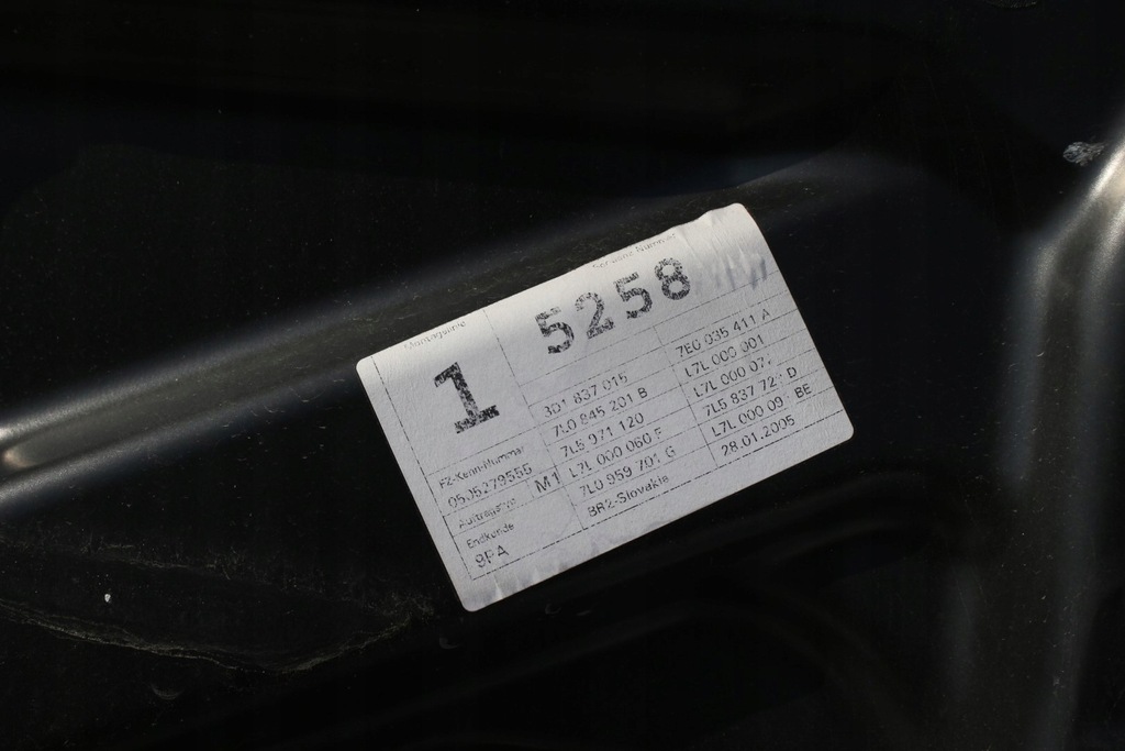 фото №8, Дверь левый перед porsche cayenne 7l