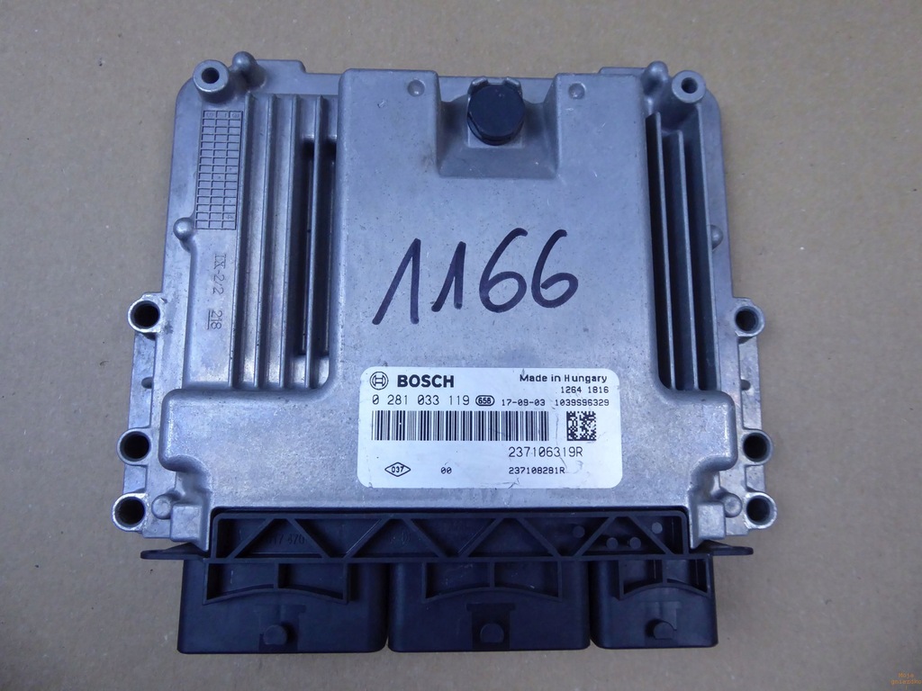 фото №1, Бортовий комп'ютер renault clio iv 4 0281033119 237106319r