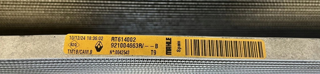 фото №11, Радіатор комплект renault master iv 4 v 5 новий model fwd 24-