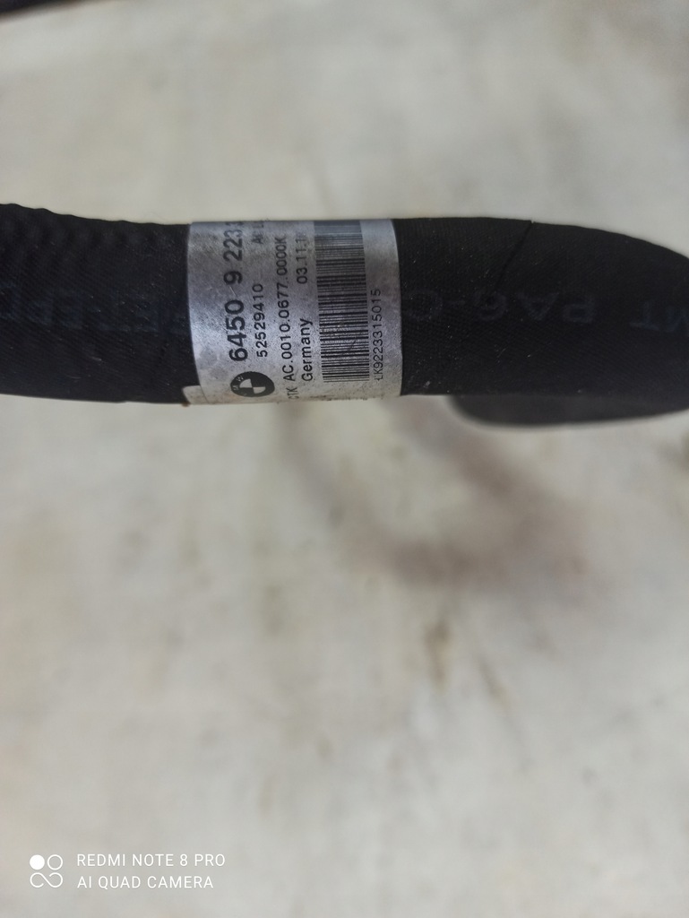 фото №5, Шланг wąż кондиціонера bmw 1 e87 e81 9223315