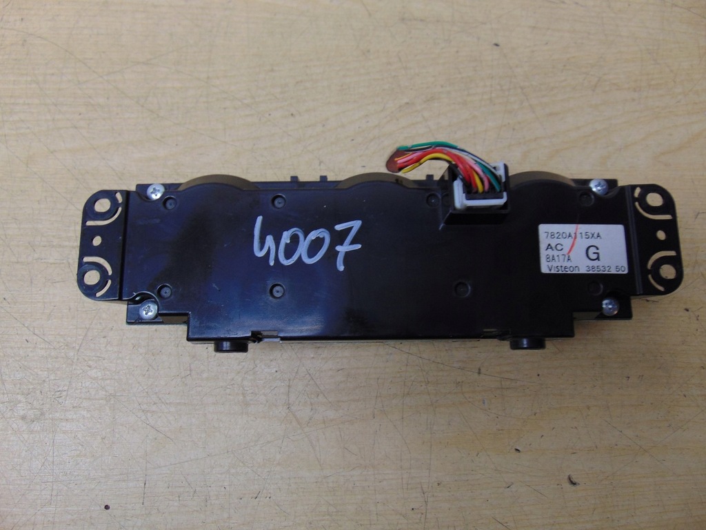 фото №8, Панель управление кондиционера peugeot 4007