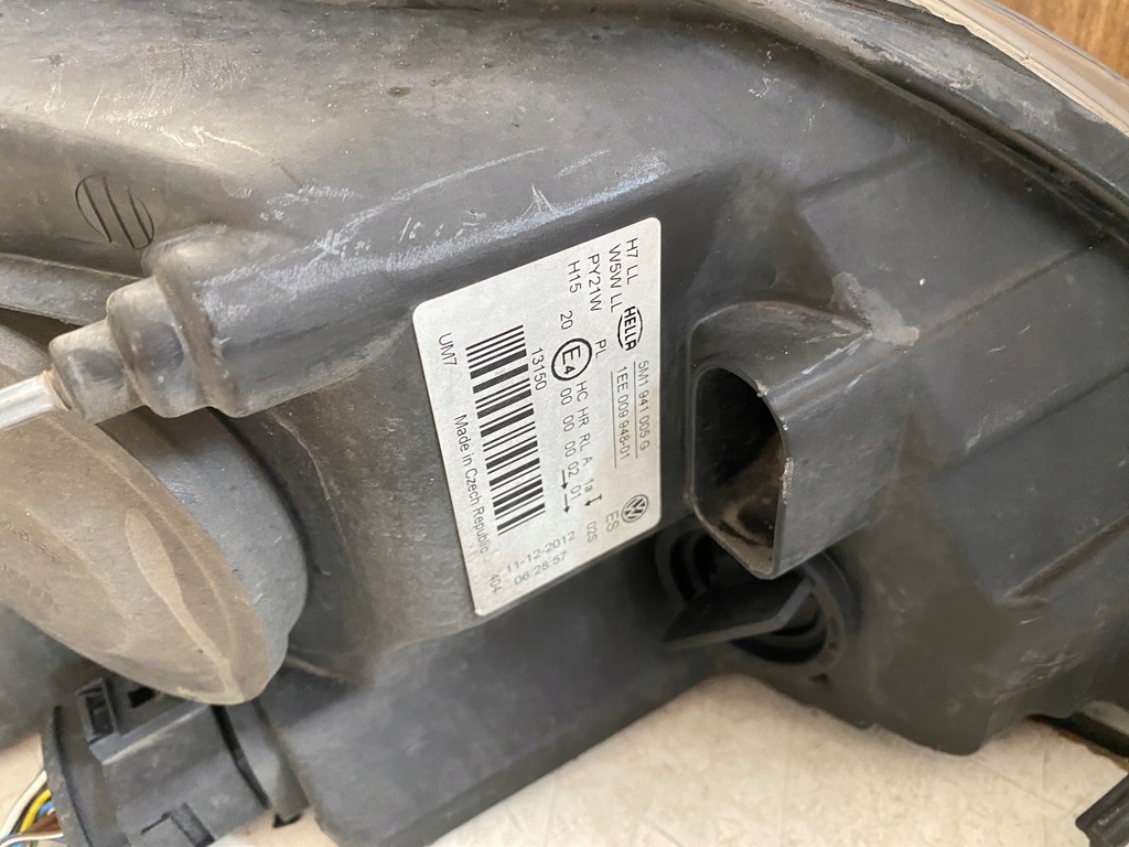 фото №12, Vw golf vi plus лампа левый перед 5m1941005g